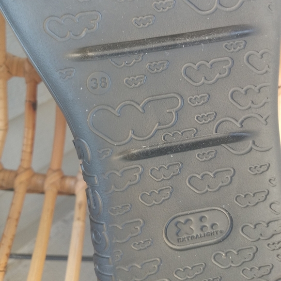 New Wonders Black/White Leather Loafers Size 71/2 / 38 - Picture 14 of 15